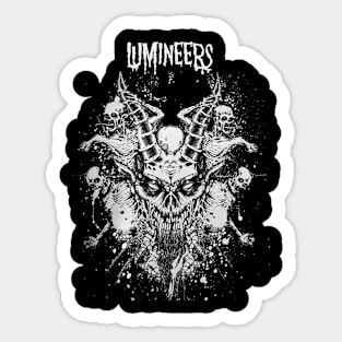 Dragon Skull Play Lumineers Sticker